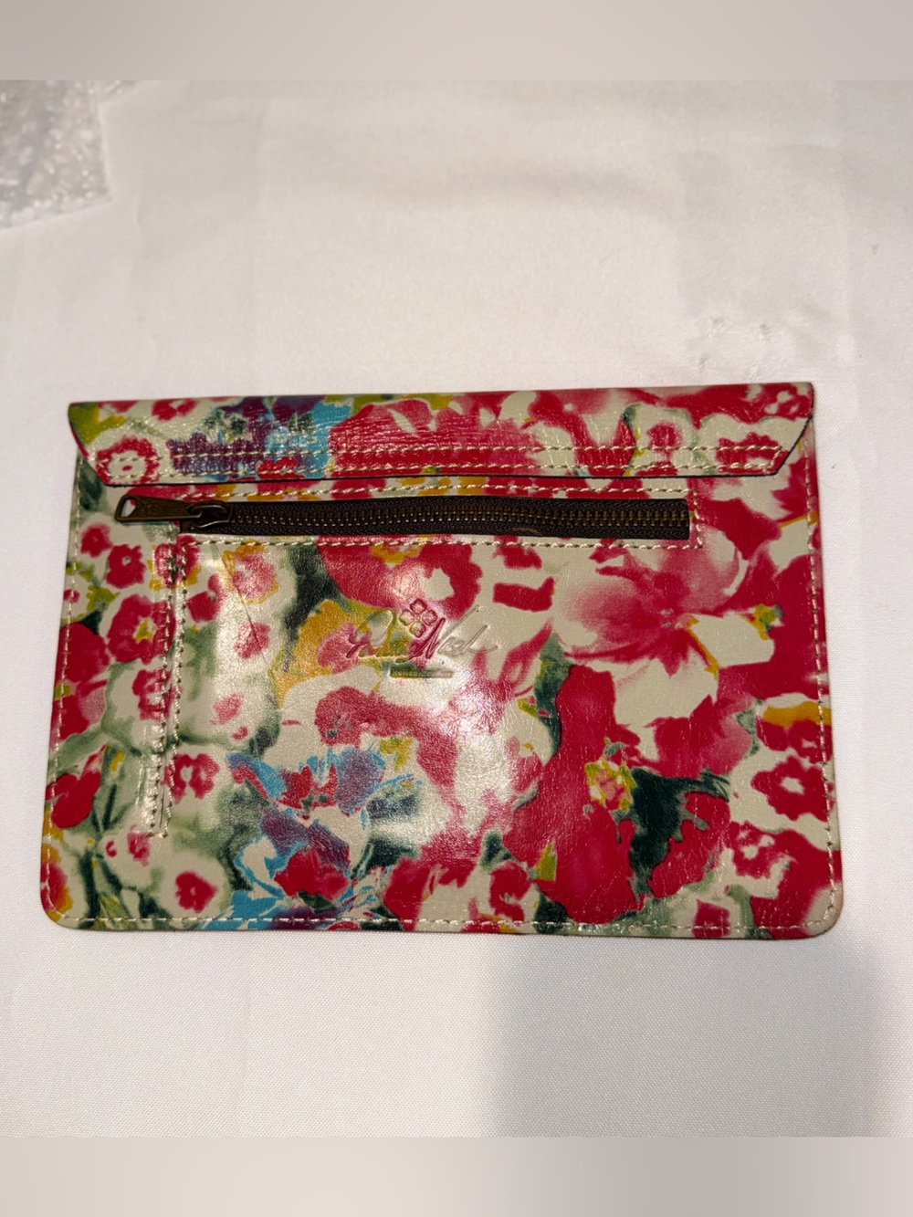 Patricia Nash Floral Envelope Clutch in Cream, Pink, Red, Green, Blue - Picture 4 of 7